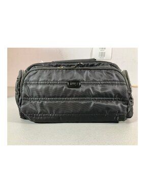 Lug VH-EX24 Trolley Cosmetic Case - Compact, Black with Detachable Strap and Pat
